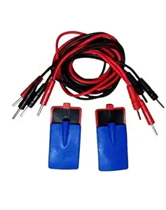 Physiocraft IFT/Muscle Stimulator Accessories (set of 4 Wires and 4 Electrode Pads)