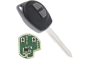 EPATHCHINA Funk-Fernbedienungs-Schlüsselanhänger mit 2 Tasten, schlüssellos, ungeschliffen, zum Klappen, mit ID46-Chip