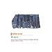 Mezzo Etude Hairstyling Kit with 6 Combs and 1 Vent Hairbrush Blue