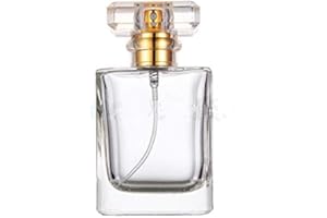 ZÉNITUDE GLASSWORKS Flacone spray in vetro vuoto da 50 ml - Atomizzatore rettangolare (oro)