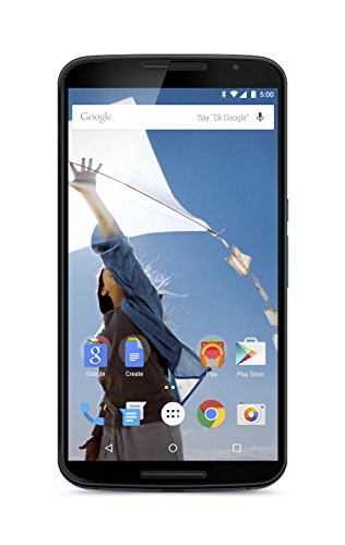 Motorola Nexus 6 Smartphone, Display 6 Pollici Quad-HD, Processore 2,7 GHz Quad-Core Snapdragon 805, Memoria 32GB, Android 5.0 Lollipop, Blu [Francia]