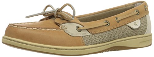 Sperry Top-Sider Women's Angelfish Core Boat Shoes, Linen/Oat, 5 UK