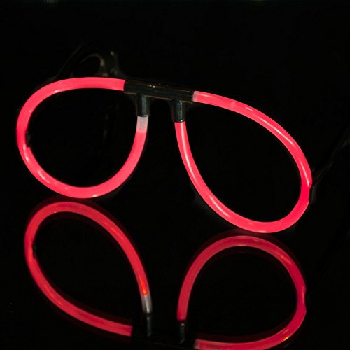 50 leuchtende Knicklichter Brillen – Leuchtbrillen Set (50 Brillen) - 4