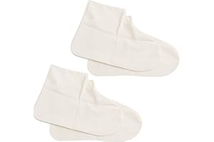 Teegxddy 2 pary ochraniaczy na buty przeciwdeszczowe, białe silikonowe ochraniacze na buty, antypoślizgowe ochraniacze na buty wielokrotnego użytku (liczba butów 38-46)