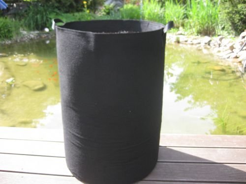 140 Liter - ø50 x 70cm Pflanzsack mit Henkeln Pflanztasche Töpfe Grow Bag Plant Pot Hochbeet
