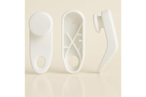 Byour3-25 Ganchos para Cortinas Correderas Riel Extensibles - Deslizante para Bastones Extensibles Gancho Cortina De Plástico Recambios Pista de Cortina Extensible UNIVERSALES (25 Unidades)