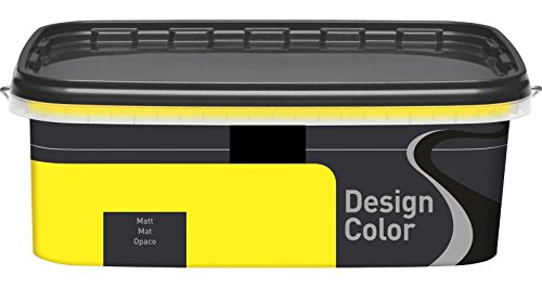 Design Color farbige Dispersionsfarbe/Wandfarbe, matt 2,5l FARBWAHL!, Farbton:Curry