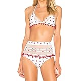 Moserian Damen Jumpsuit Push-Up Gepolsterter BH-Bikini-Einteiler Sexy Bademode