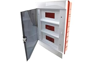 ELMARK Quadro elettrico centralino 36 moduli DIN box incasso oppure superficie scatola IP40 interruttori modulari (Incasso)