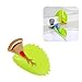 Produktbild KOBWA Kids Wasserhahn Extender, Leaf Design Kids Waschbecken Wasser Extender, Cute Badezimmer Wasserhahn Wasserhahn Extender für Babys, Kinder, Kleinkinder und Kinder Gelber Griff