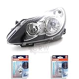 opel corsa d abblendlicht links Halogenscheinwerfer links Halogen Scheinwerfer links CORSA D Bj. 07/06-12/10 chrom/schwarz H7/H1