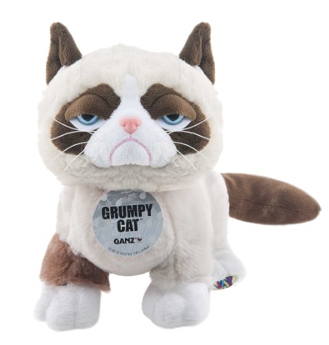 8.5 Inch Grumpy Cat Webkinz (Brand New With Sealed Code!)