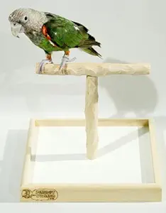 Deluxe Tabletop NU Perch - Parrot T Perch Stand