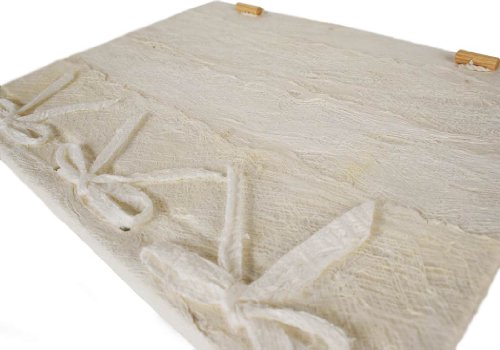 Bark Notizbuch Handgefertigt Wei� Extra Large, blanko Pages (35cm x 28cm x 2cm) - 4