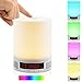 Produktbild NEU! Moobibear® Intelligenter Multifunktions-Lichtwecker mit integriertem Bluetooth-Lautsprecher; Lampe Lautsprecher Wecker MP3-Player; tragbare Musik Sound Box mit LED, Nachtlicht mit Touch Control, 4 Dimmstufen! ! (Touch Lighting Sensor); Wecker und integrierte Lichtquelle mit eingebautem, über USB wiederaufladbarem, 1800mAh Akku - unterstützt Freisprecheinrichtung bei gekoppeltem Mobiltelefon; geeignet für den Innen und Aussen (Camping)! Auch als Dekoration, zum Arbeiten, oder Lesen