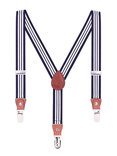 WANYINGBaby Toddler Kids Braces for Boys Girls 1-8 Years Children Elastic and Adjustable Y-Back 3 Clips 2.5cm Suspenders