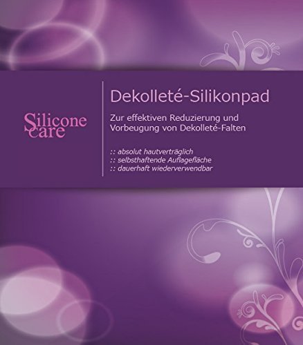 New Silicone-pad from Germany to eliminate and prevent chest wrinkles! REUSABLE FOR MONTHS! BESTSELLER IN GERMANY!