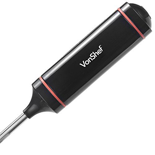 VonShef Digitales Kochthermometer Einstichthermometer Küchenthermometer für Speisen-Fleisch-Grill - 5