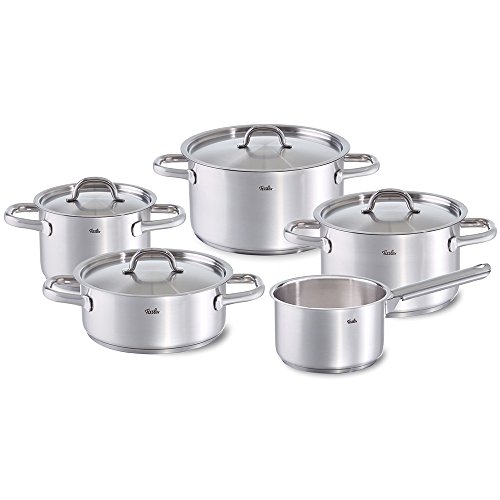Fissler Topfset family line / 5-teilig / Edelstahl Kochtopf Set / Kochtöpfe Induktion, Gas, Elektro, Ceran / -033-110-05-000/0