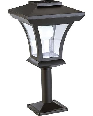 Lunartec Lampadaire de jardin solaire à LED sur pied