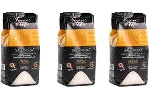 RISERVA DEL MARE Sale Marino Integrale Artigianale di Trapani – Sicilia – Presidio Slow Food – Macina grossa, Naturale e Non Raffinato (3 x 1 kg)