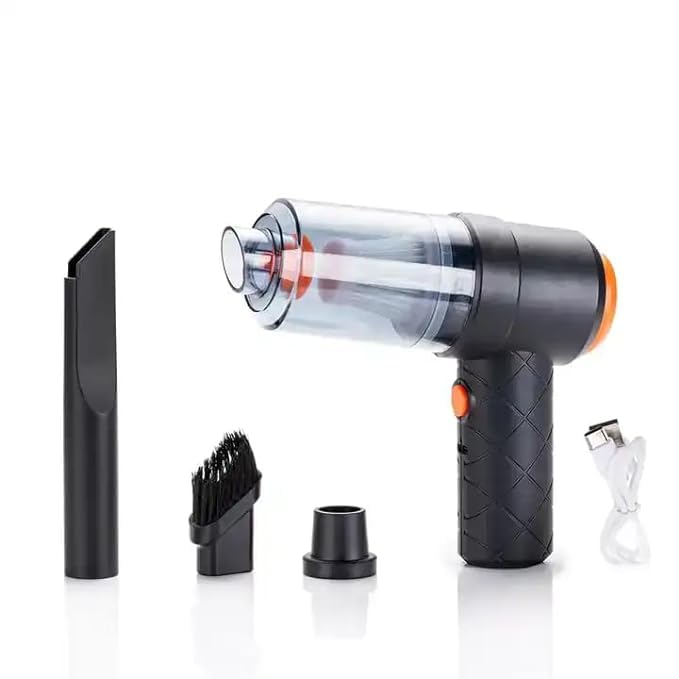 MelodySusie® Portable Electric Nail Drill Professional Cleaner Dust Collection/Lighting 3 in 1 Car Vacuum 120W High-Power Han