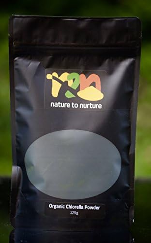 Organic Chlorella Powder 125g - Organically Certified Superfood - rich in vitamins and minerals - Effective Immunity booster and powerful detoxifier - Go Natural, Go Organic, Go Powder - by N2N
