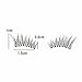 HuntGold Women Handmade Upper Half False Long Eyelashes Eye Lashes Cosmetic Makeup Beauty Tool