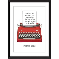 Stephen King Amateure Zitat Ungerahmter Druck