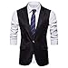 Produktbild Binggong Herren Weste Heißer Männer Winter Ärmellos Jacket Gentleman Anzug Mantel Formal Geschäft Smoking Knopf Vest Tops Basic