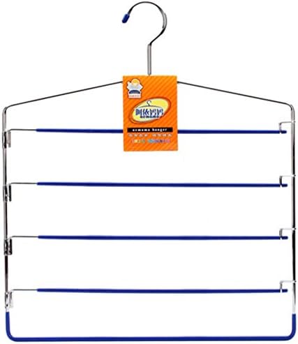 Non-slip Coat Hanger Towel Drying Rack Five-layer Pants Rack Wet Coat Hanger