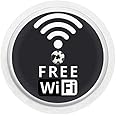 2X Free WiFi - Sticker Skin for Freestyle Libre sensors Color Schwarz