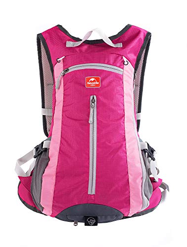 Preisvergleich Produktbild YIAIY Leichte Schulter-Reisetasche, Atmungsaktiver Wasserdichter Wanderrucksack Zum Wandern / Radfahren / Wandern / Camping / Reisen,Pink
