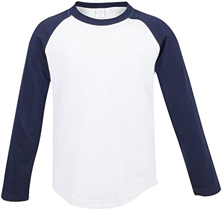 Childrens/Kids Long Sleeve Baseball T-Shirt