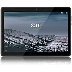 LNMBBS 4G Tablet de 10.1 HD IPS - Android 8.1, WiFi, 2GB de RAM, 32GB ROM, Quad-Core, Dual Sim (Negro)
