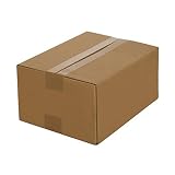 50 Faltkartons 400 x 300 x 200 mm, Verpackung Versand Schachtel aus Wellpappe Karton Kiste Postversand