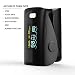 Produktbild SpO2 Fingerclip Pulsoximeter- PRCMISEMED OLED Oximeter mit Pulsmesser,zur Messung des Sauerstoffgehalts im Blut Tragbares oximeter Messung von Puls und Sauerstoffsättigung,CE/FDA Appro (Schwarz)