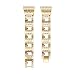 Produktbild KNOSSOS Metal Bracelet Watchband Replacement Watchband with Rhinestone Comfortable