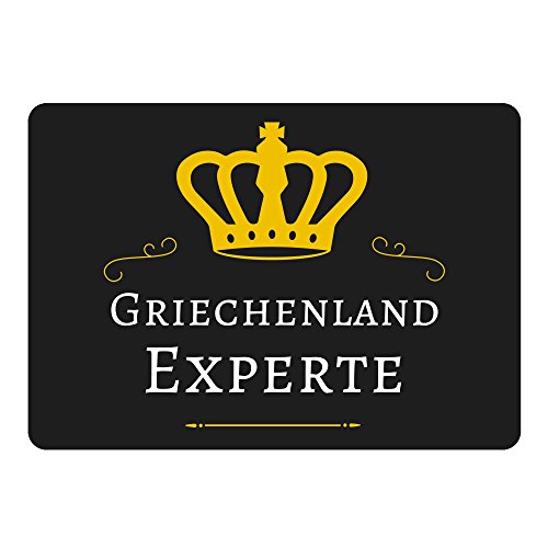 Preisvergleich Produktbild Mousepad Griechenland Experte schwarz