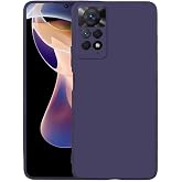 Coverzone Premier Xiaomi Redmi Note 11 Pro 5G ile uyumlu Kılıf Soft ve p&uuml;r&uuml;zs&uuml;z dış y&uuml;zey Silikon Kılıf, Ultra ince yapılı La