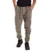 Produktbild LANSKIRT Herren Veneto Leinen-Hose Lange Hose Bequeme Stoffhose aus Hochwertiger Leinenmischung Hose Slim Fit (XXXL, Khaki)