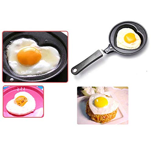 Preisvergleich Produktbild Herzform Bratpfanne Antihaft-Stahltopf-Eierkocher BBQ Cooker
