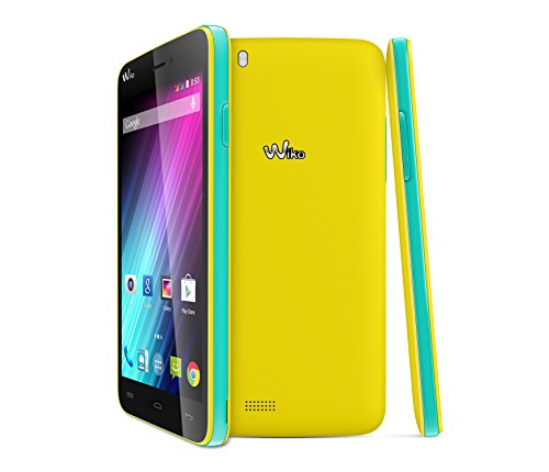 Wiko Lenny Smartphone d  bloqu   3G   Ecran   5 pouces - 4 Go - Android 4 4 KitKat  Jaune