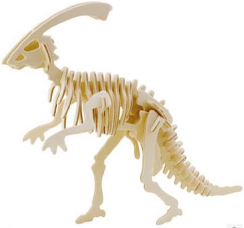 JP218 3D Assembly Wooden Animal Puzzle for Children and Adults (Dinosaur)