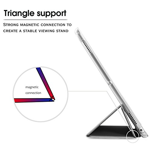 iPad Pro 10,5 Hülle, Infiland Ultra Smart Slim Lightweight Schutzhülle Cover für Apple Neu iPad Pro 10,5″ Display 2017(mit Auto Schlaf / Wach Funktion)(Silber) - 8