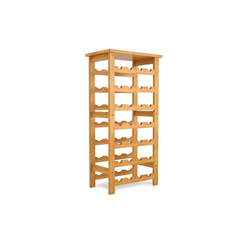 Homfa Bambus Weinregal Dies Weinschrank Weinhalter Weinstnder