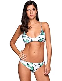 Modfine Bikini Sexy Set Traje de Baño Mujeres 2018 Push-Up Acolchado Bra Beach Traje de Baño Impresión de Separación