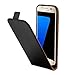 Produktbild subtel® Flip Cover für Samsung Galaxy S7 (SM-G930F) Schutzhülle Tasche Flip Cover Case Etui schwarz