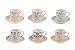Produktbild Villa d'Este Home Tivoli Sharm Set Kaffeetassen, Porzellan, mehrfarbig, 6 Stück