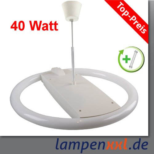 Preisvergleich Produktbild Ringleuchte, Küchenleuchte, Ringlampe, Hängelampe Ring, Pendellampe Ring 40Watt, incl. Leuchtmittel
